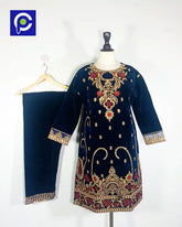 velvet dress 18.3 Navy Blue